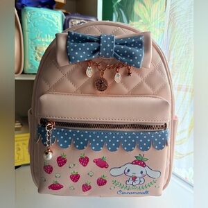 Bioworld Sanrio Cinnamoroll rose gold Mini Backpack NWT
